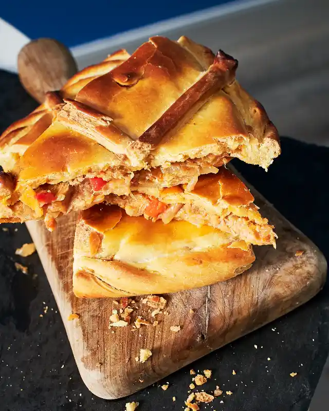 Empanada de Pollo con champiñones